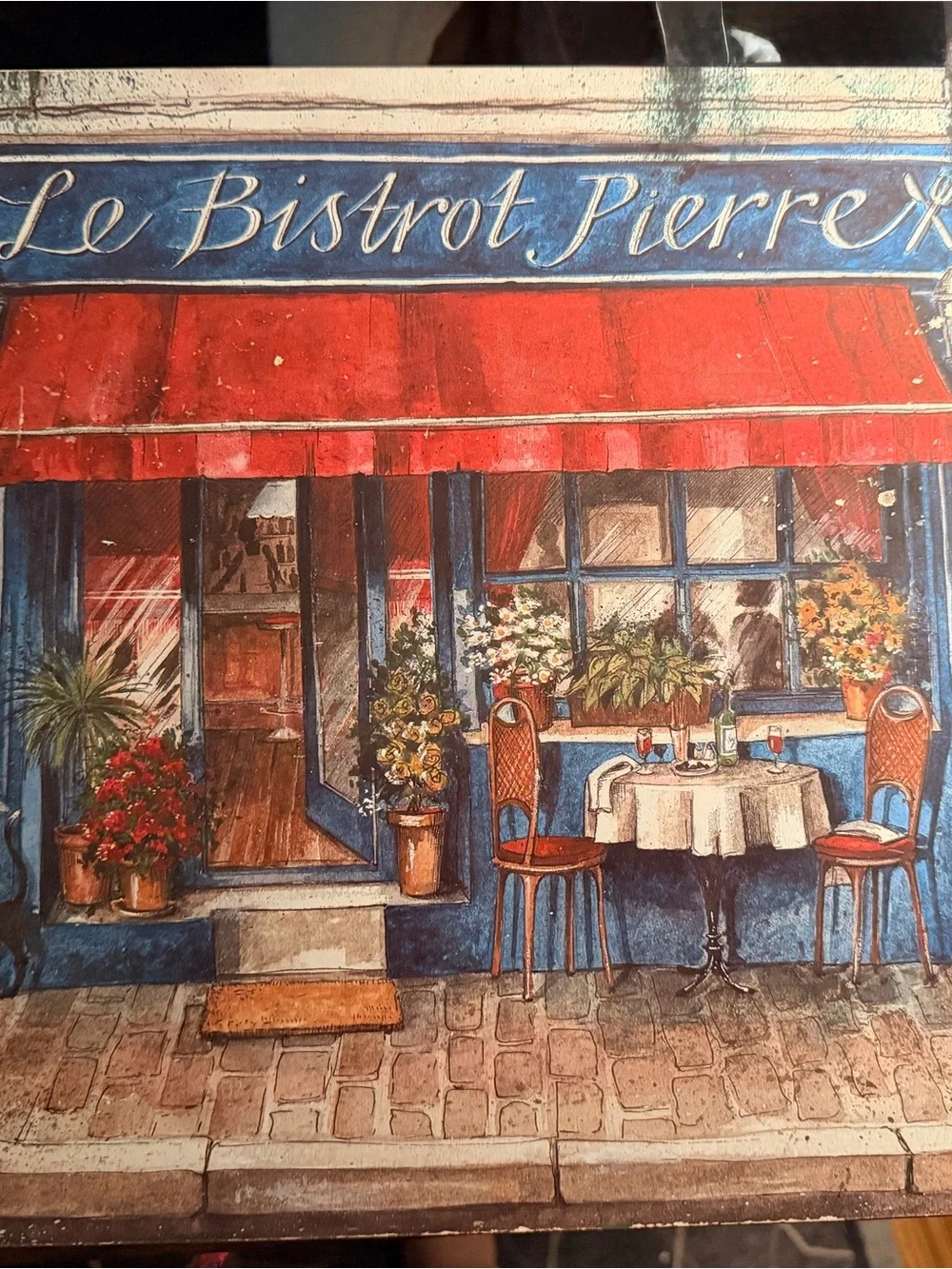 Set of 4 discontinued Pimpernel Parisian cafe placemats